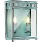 Elstead Lighting LED Buitenlamp Holborn | 2X E14 Max 40W | IP44 | Dimbaar | Verdigris