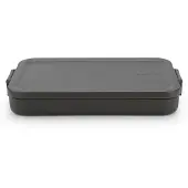 Brabantia Make & Take Lunchbox - Plat - Kunststof - Dark Grey