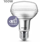 Philips LED spot R80 E27 9-100W 2700K dimbaar blister - 5103360