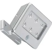 Briloner - KOLLIG - Led Outdoor Wall Lamp With Motion Detector, Lero Outdoor, Leds / 2.88w, Silver