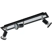 Eglo 94965 Sarria Spot Staal Zwart/Chroom - 3 x GU10 4 ,5 W