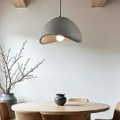 LumenXL Wabi Sabi hanglamp Cemento grijs steeneffect - 60 x 47 cm