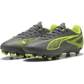 Puma Voetbalschoen 'Ultra 5 Play' donkergrijs / neongroen