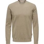 Only & Sons Trui 'ONSLoui' donkerbeige
