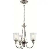 Kichler LED Kroonluchter | 3X E27 Max 60W | Dimbaar | Classic Pewter