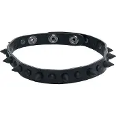Rock Rebel by EMP - Gothic Choker - Black Studs - voor Vrouwen - zwart - Maat Standard