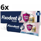 Fixodent Plus Kleefpasta - 6 x 40 gram - Voordeelverpakking