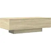 vidaXL Salontafel 100x49,5x31 cm bewerkt hout sonoma eikenkleurig