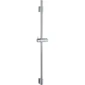 Wenko Glanzend zilverkleurige roestvrijstalen douchestang voor handdouche 90 cm Classic -
