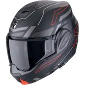 Scorpion EXO-Tech Evo Conquer Zwart Wit Systeemhelm Maat XL