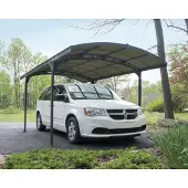 Canopia Palram - | Atlas 495x287 Cm Carport Enkel Donkergrijs Zonnegrijs