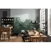 Overig Fotobehang Green Dust - Groen - 2,80m X 300cm