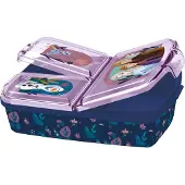 Disney Frozen Die Eiskönigin Brotdose - Sandwich Box - 18x13 cm - Blau/Lila - - One Size - Brotdosen