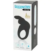 Happy Rabbit - Vibrerende penisring - Oplaadbaar - Zwart