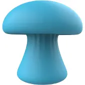 Sex HD Magic Mushroom - oplaadbare gezichtsmassager (blauw)