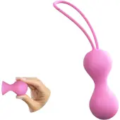 Love to love Joia - siliconen kegelbal duo (roze)