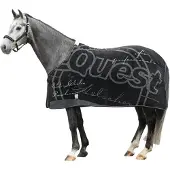Equest Paardendeken - Dralon Globe Editie - 181x177x1 cm - Zwart