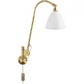 Gubi Wandlampe , Goud / Messing, Woonkamer, Metaal