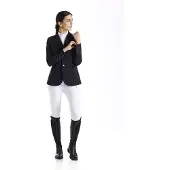EGO7 Ribbed Wedstrijdjas Dames SS25 XS Zwart
