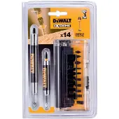 DeWalt Schroefbitset - Extreme Impact Torsion - Ph/pz/torx - 25mm - 14-delig