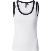 Pieces Top 'PCMay' zwart / wit