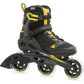 Rollerblade - Macroblade 100 3WD Black Saffron Yellow - Fitness Tour skates - 44