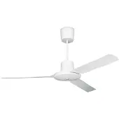 Vortice Nordik Evolution 160 WE Plafondventilator 70 W (Ø x h) 162 cm x 325 mm Wit Met wintermodus, Lampaanbouw mogelijk