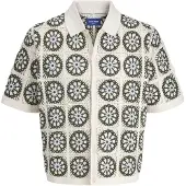 Jack & Jones Gebreid vest 'JORCARTAGENA' lichtblauw / grijs / wit