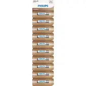 Philips Alkaline Batterij AAA LR03 10-Pack