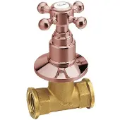 Sapho Kruisgreep Koud Water Antea 6x6 cm Rozegoud