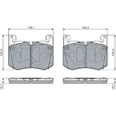 Bosch 0 986 460 156 Remblokken