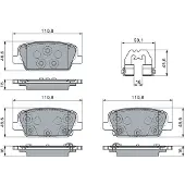 Bosch Remblokkenset, schijfrem 0 986 460 153