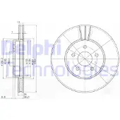 Delphi BG3537 Remschijf