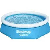 Bestway Fast Set 244x61 Cm Round Inflatable Pool Blauw 1880 Liters