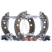 Brembo Remschoenset K 85 010 Brembo voor o.a. AUDI, SEAT, VOLKSWAGEN