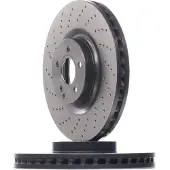 Brembo Remschijf 09A81911 voorkant, geventileerd, sterk gecarboniseerd, 1 Stuk