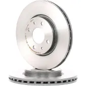 Brembo 12-17 Fiat 500 Front Premium UV Coated OE Equivalent Rotor