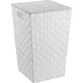 Wenko Wasmand Adria Square wit 33x53cm - 48 liter - Met deksel - Wasbox