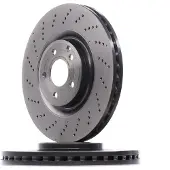 Brembo Remschijf 09B85551 voorkant, geventileerd, sterk gecarboniseerd, 1 Stuk