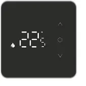 MAGNUM Heating H128-T Klokthermostaat Draadloze ruimtethermostaat, H128-T | RAL 9011 Zwart