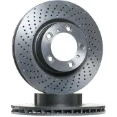 Brembo Remschijf 09D93011 voorkant, geventileerd, sterk gecarboniseerd, 1 Stuk
