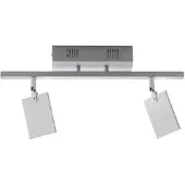 Pure LED-plafondlamp Mira, dimbaar, alu / grijs / zink, Woon-/ Eetkamer, Aluminium, Modern, LED plafondlamp