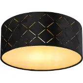 Globo Plafondlamp Sunna Ø 26cm Zwart