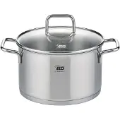 Elo Kookpotten, Pan + steelpan, Zilver