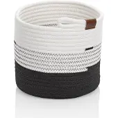 kela Mand, 23 x 20 cm, Rond, Wit/Zwart - |Hedda