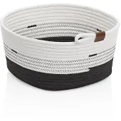 kela Mand, 32 x 27 cm, Ovaal, Wit/Zwart - |Hedda