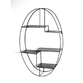 Haku Wandrek | 44 x 16 x 71 cm | Zwart