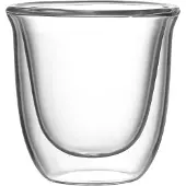 Bialetti Koffie- en Theeglas Firenze 80 ml (Set van 2)