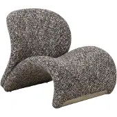 House Nordic Fauteuil Sofia | polyester grijs 77x82x73 cm fauteuils | NADUVI