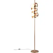 TRIO Vloerlamp Bubble goud